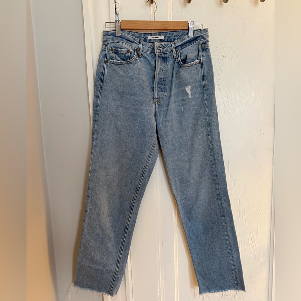 GRLFRND Helena Super High-Rise Ankle Straight Jeans